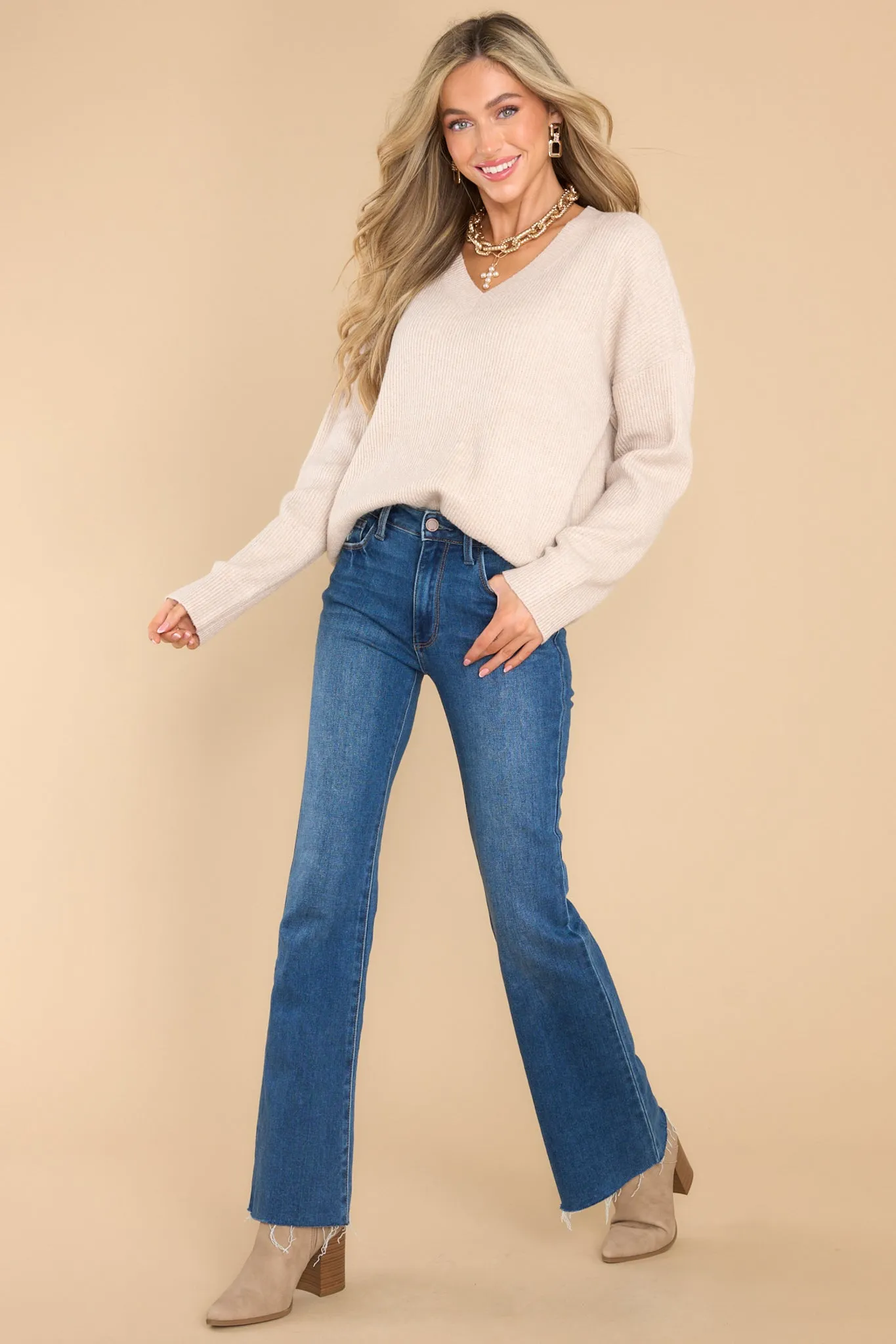 Maria Oatmeal Sweater