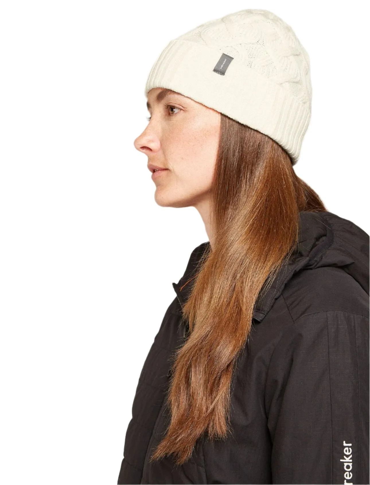Merino Cable Knit Beanie - Women's