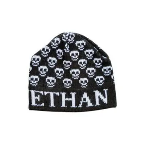 Mini Skulls Personalized Knit Hat