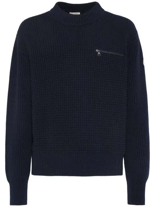 Moncler   Virgin wool &amp; cashmere sweater 