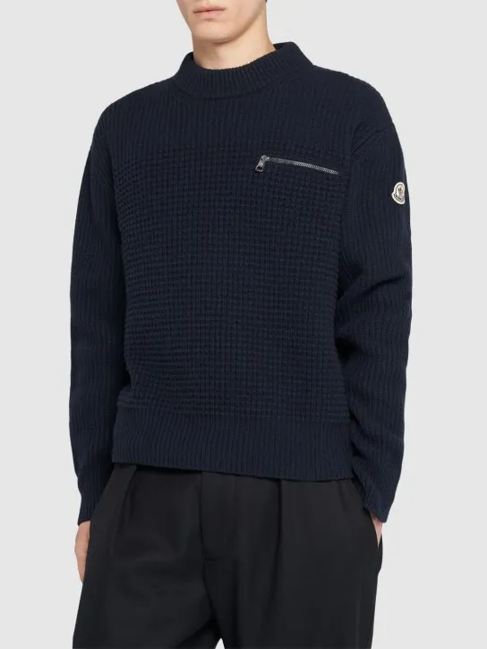 Moncler   Virgin wool &amp; cashmere sweater 