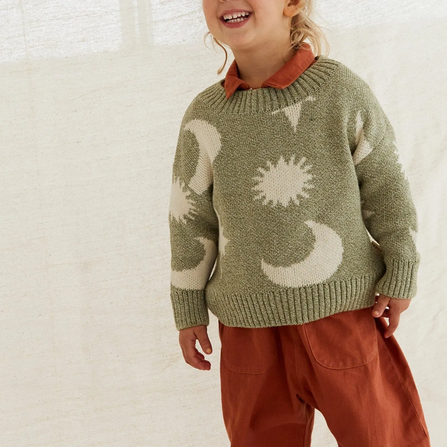 Moon Sweater - Nordic Green