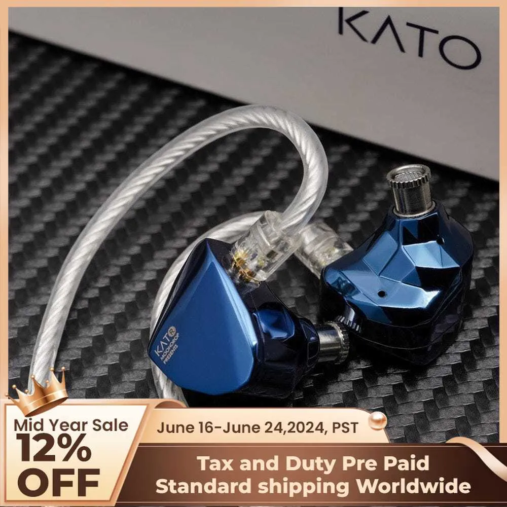 Moondrop Kato Flagship ULT Dynamic Driver In Ear Earphone