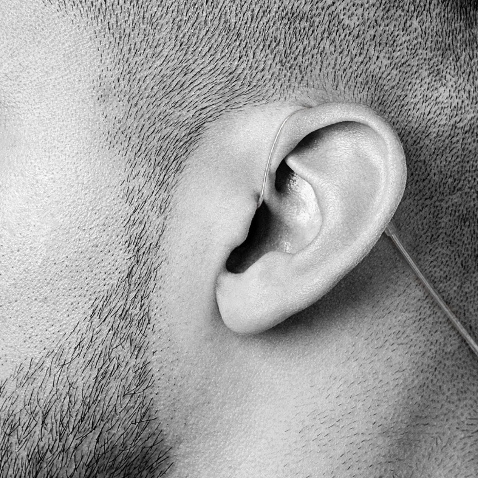 N-Ear 360 Flexo Listen Only Earpiece, 3.5mm, 12 Inch Cable