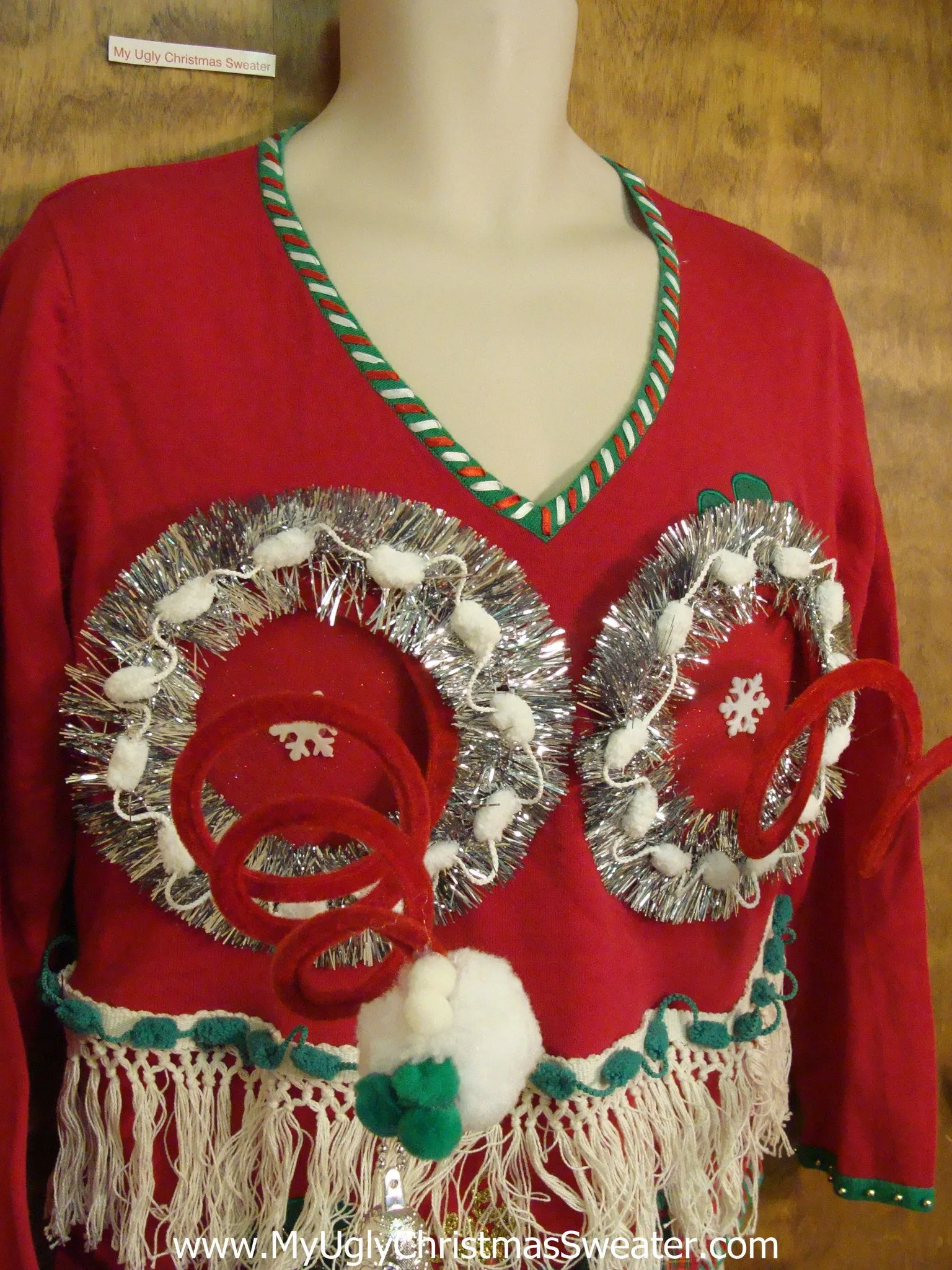 Naughty Boobs Funny 3D Ugly Xmas Sweater