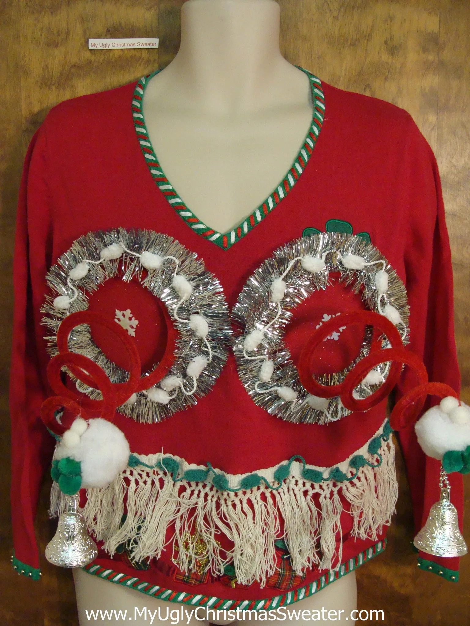 Naughty Boobs Funny 3D Ugly Xmas Sweater