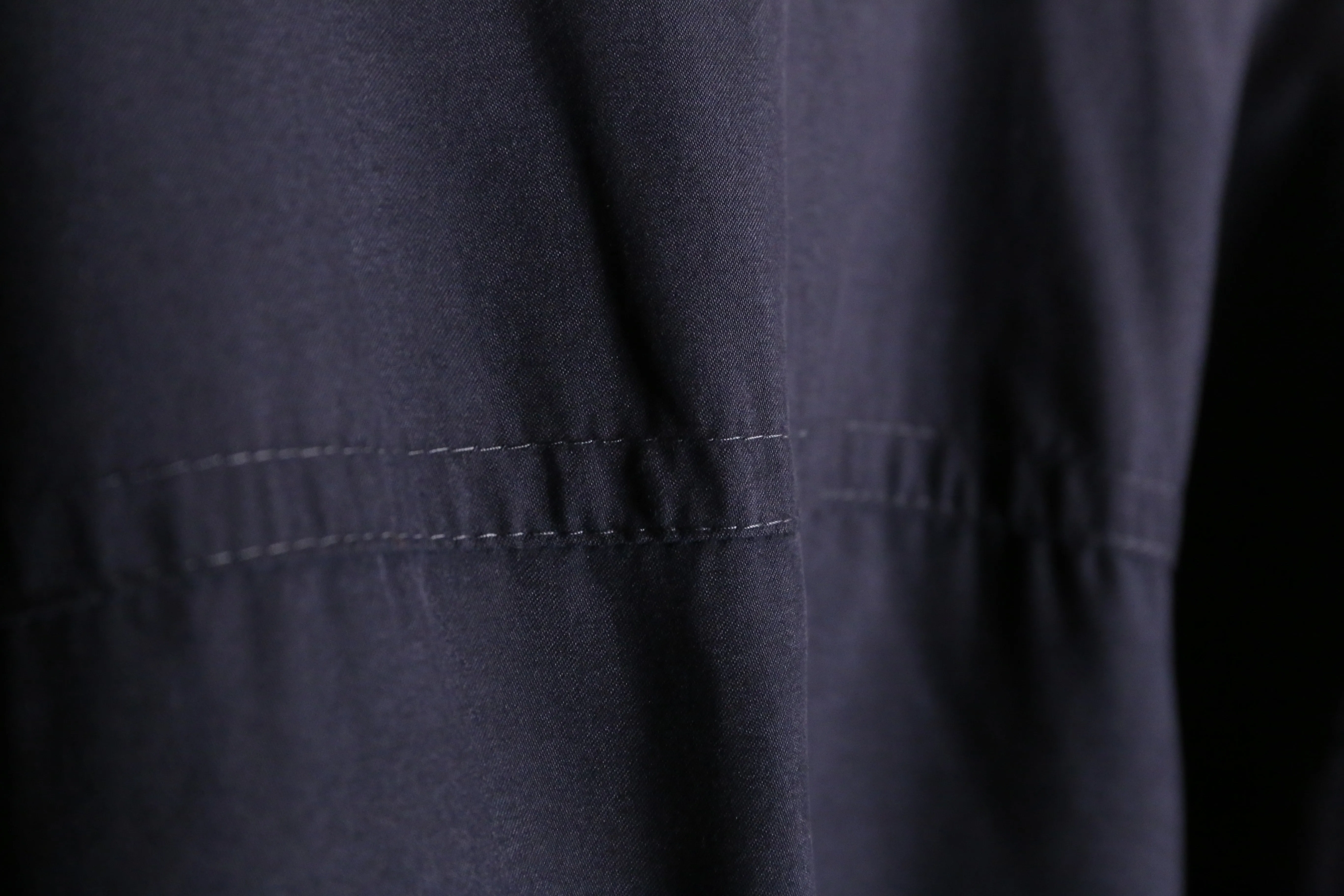 navy line mix cardigan blouson