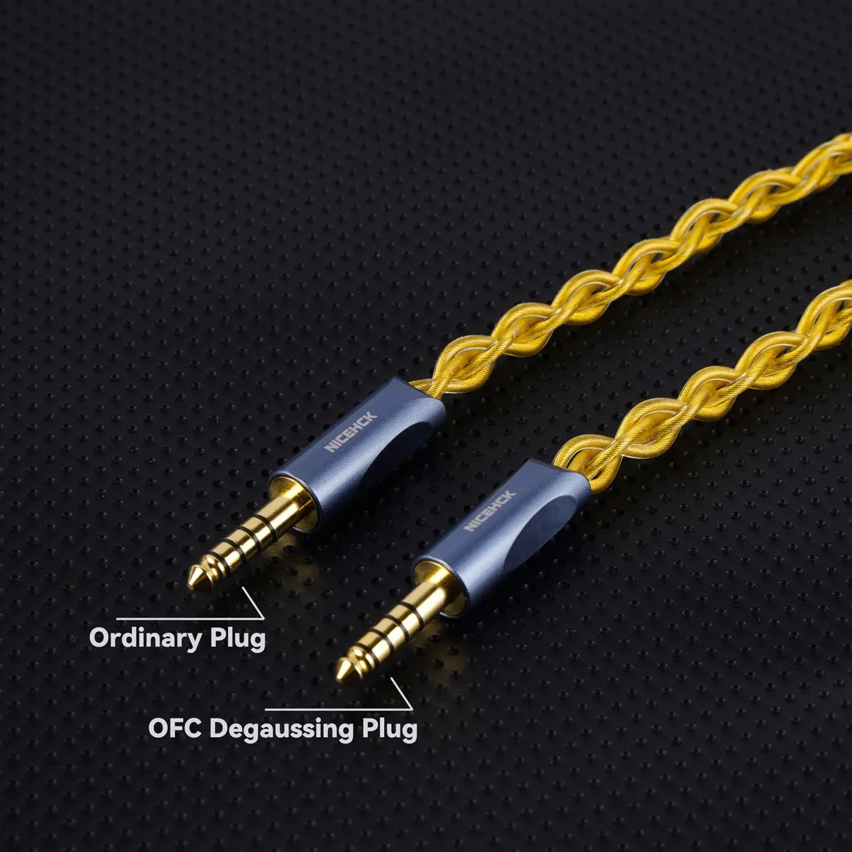 NiceHCK AuKing Flagship 7N OCC 4N Gold-Plated HiFi In-Ear Earphone Cable