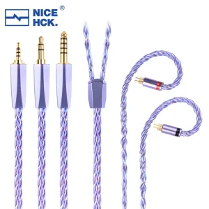 NiceHCK Spacecloud Ultra Flagship 6N Silver Plated OCC 7N OCC Mixed Cable