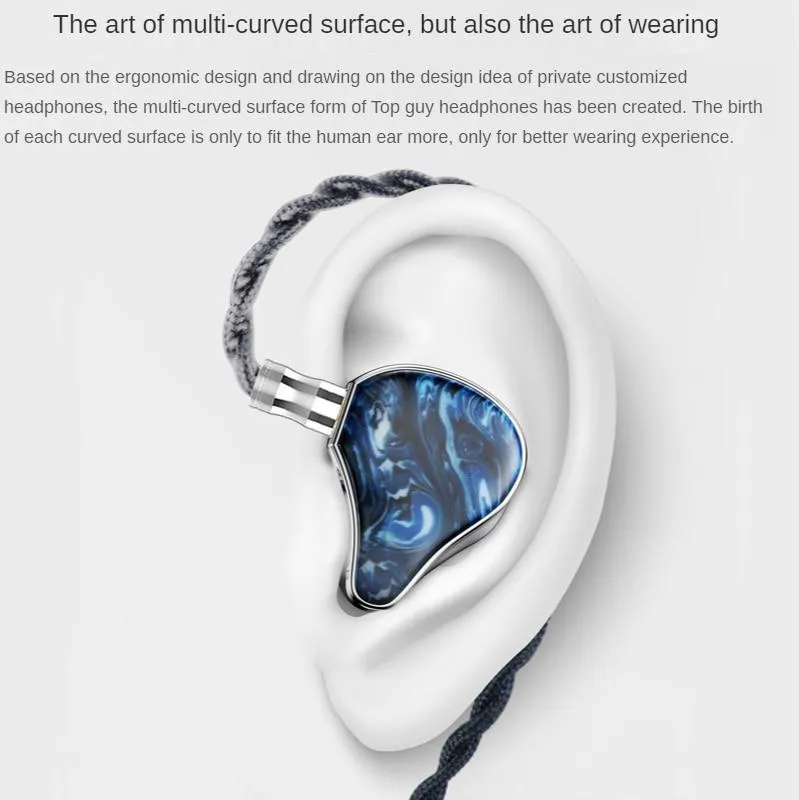 NiceHCK Topguy Flagship Titanium Magnesium In-Ear Earphone
