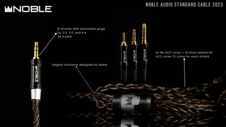 Noble Spartacus 6-Driver Hybrid Universal IEMs (Like New)
