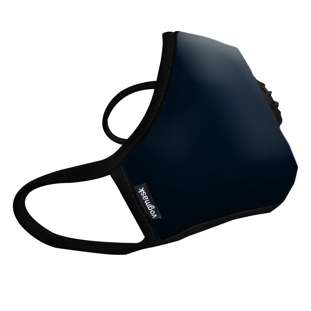 Noir Black Valved Microfiber Vogmask