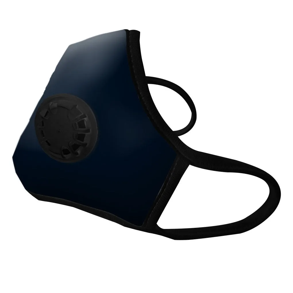 Noir Black Valved Microfiber Vogmask