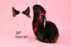 puppy ear and tail set Shepherd dog ear and tail plug set Shiba Inu dog ear and tail butt plug set cosplay petplay puppy -mature