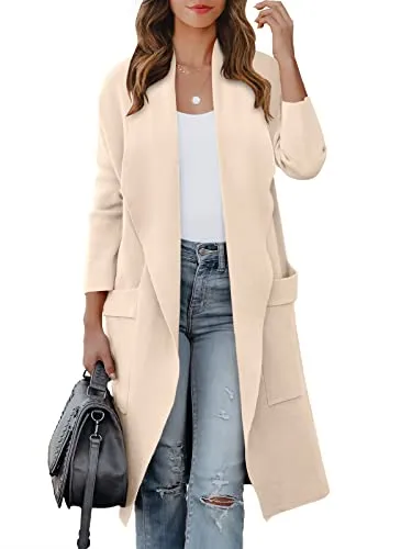 Saltwater Apricot Open Front Cardigan