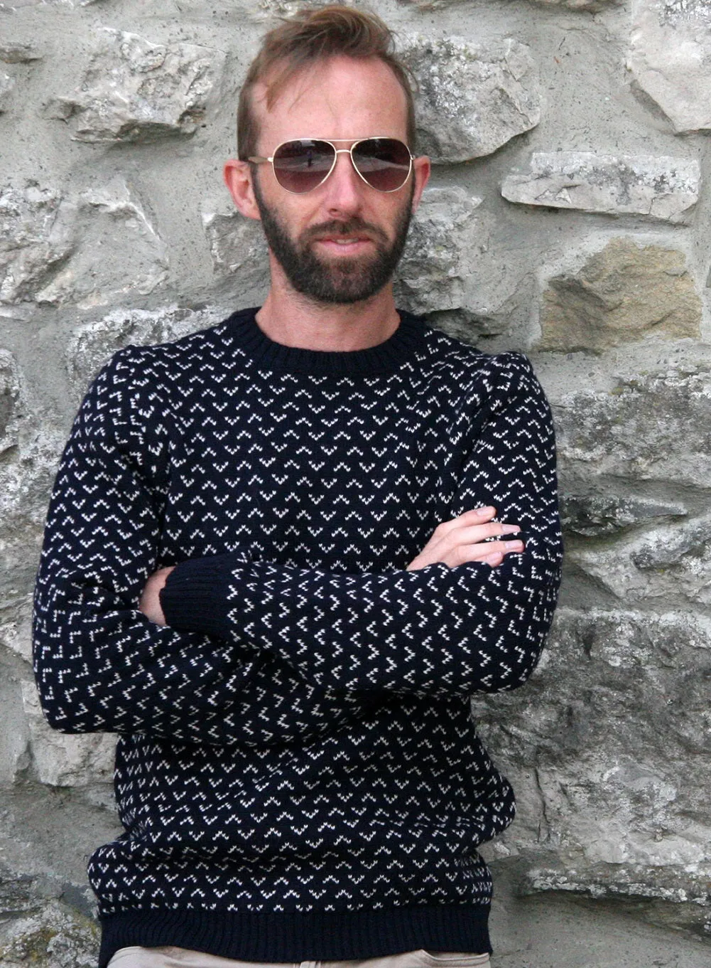 Saxon British Wool Nordic Jumper