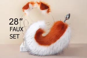 Shepherd ear and tail plug set puppy ear headband dog ear and tail butt plug set puppy play puppy tail plug anime cosplay petplay ear mature