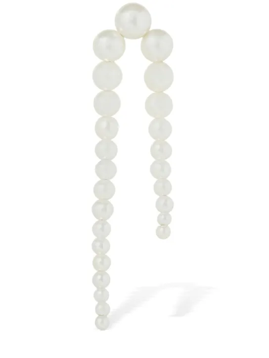 Sophie Bille Brahe   Lx Perle Nuit mono earring 