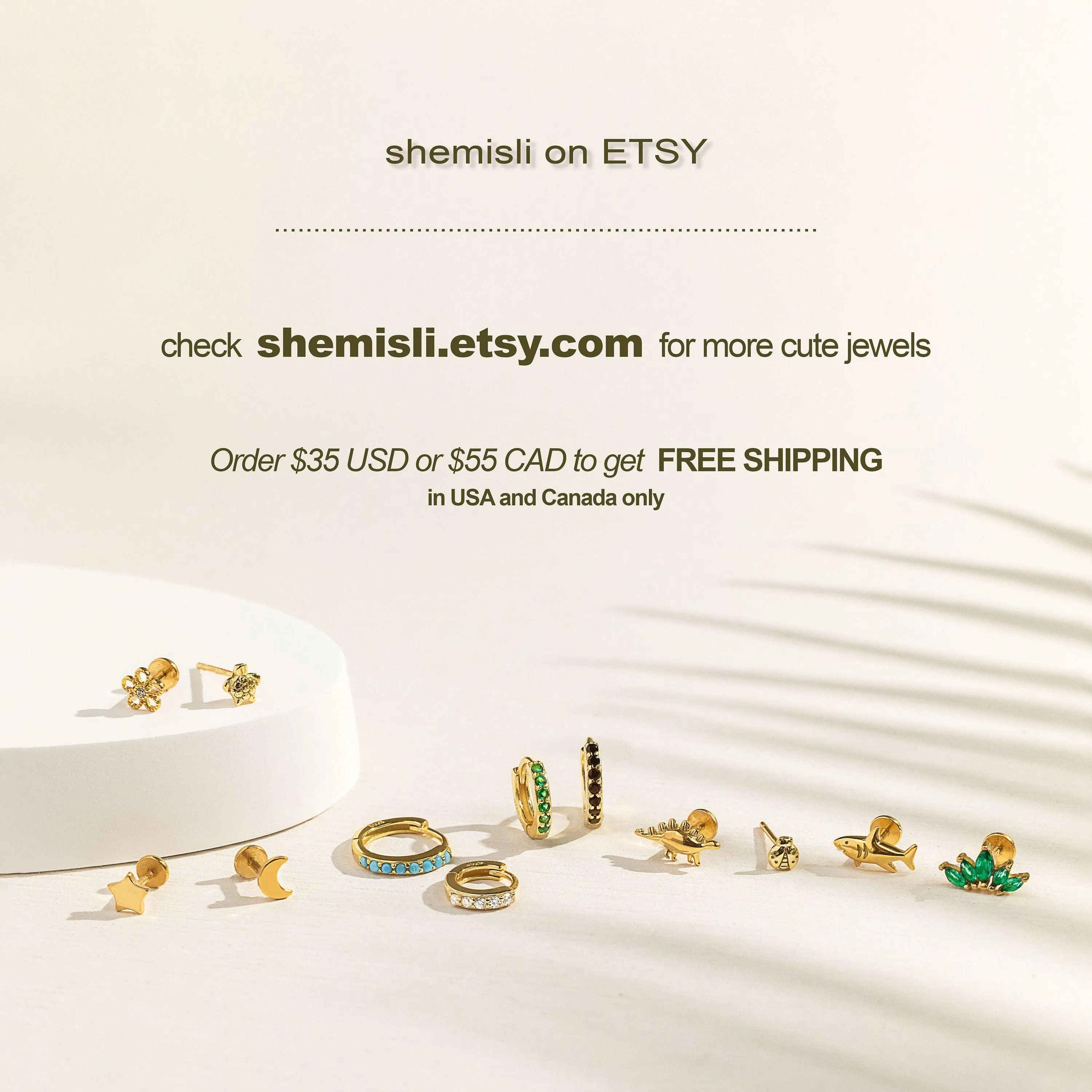 Starburst Ear Cuff, Star Conch Cuff, Earring No Piercing is Needed, Gold, Silver SHEMISLI - SF035