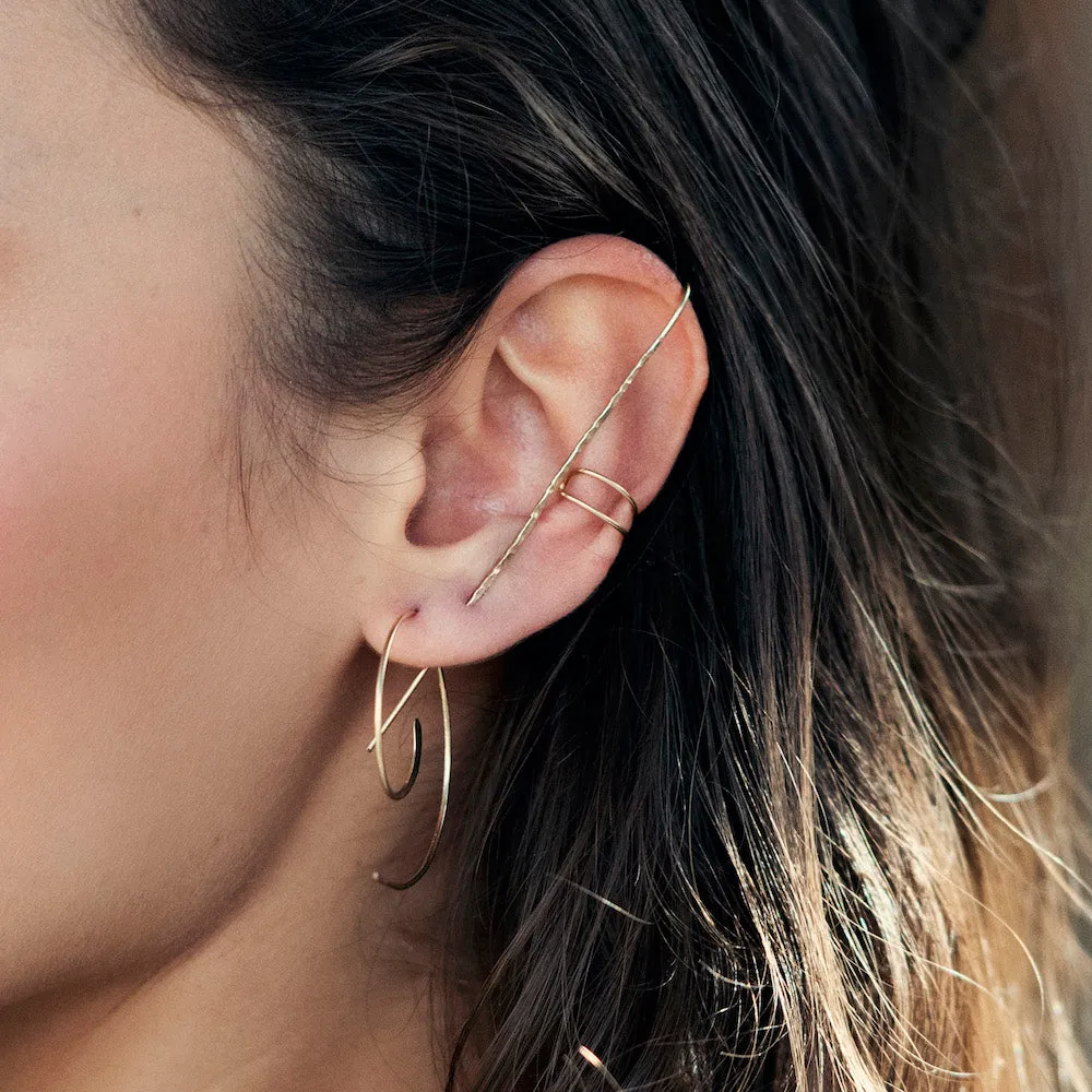 Sterling Silver Minimal Ear Cuff