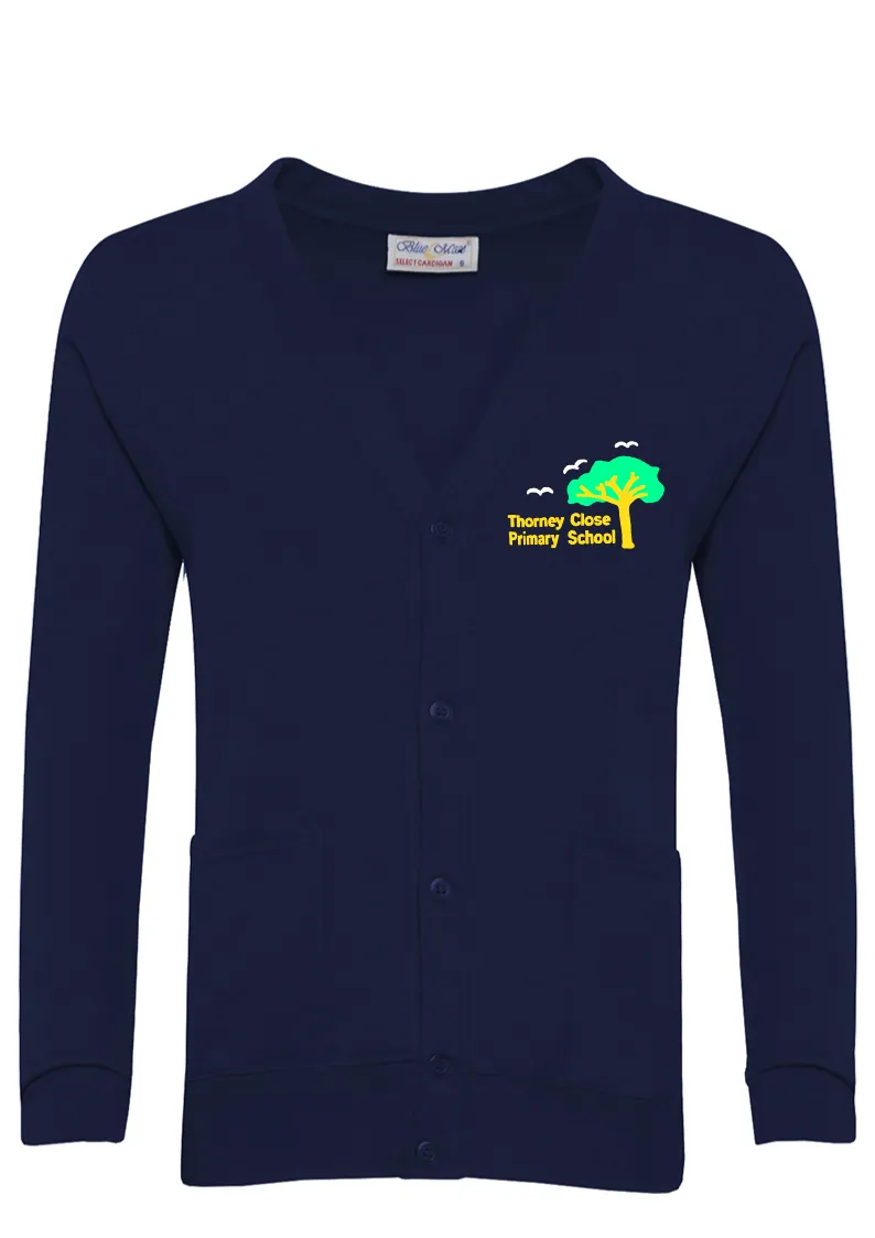 Thorney Close Primary School Navy Cardigan