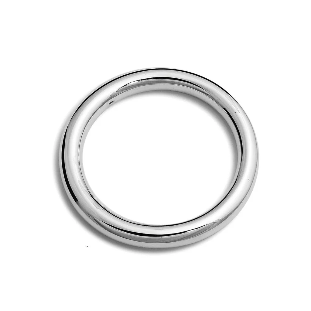Von Treskow Sterling Silver 10mm Golf Bangle