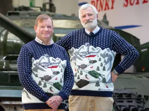 Winter Scene knitted Tank Christmas Jumper