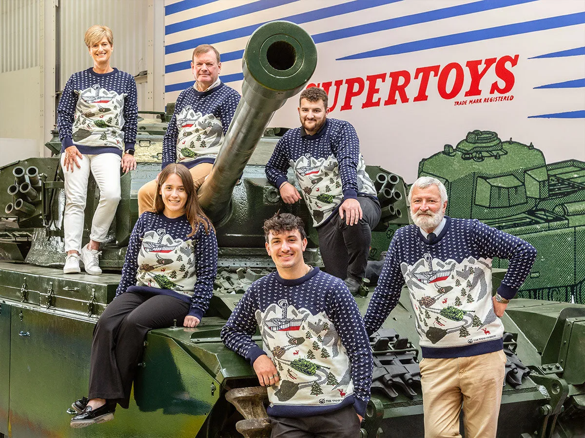 Winter Scene knitted Tank Christmas Jumper