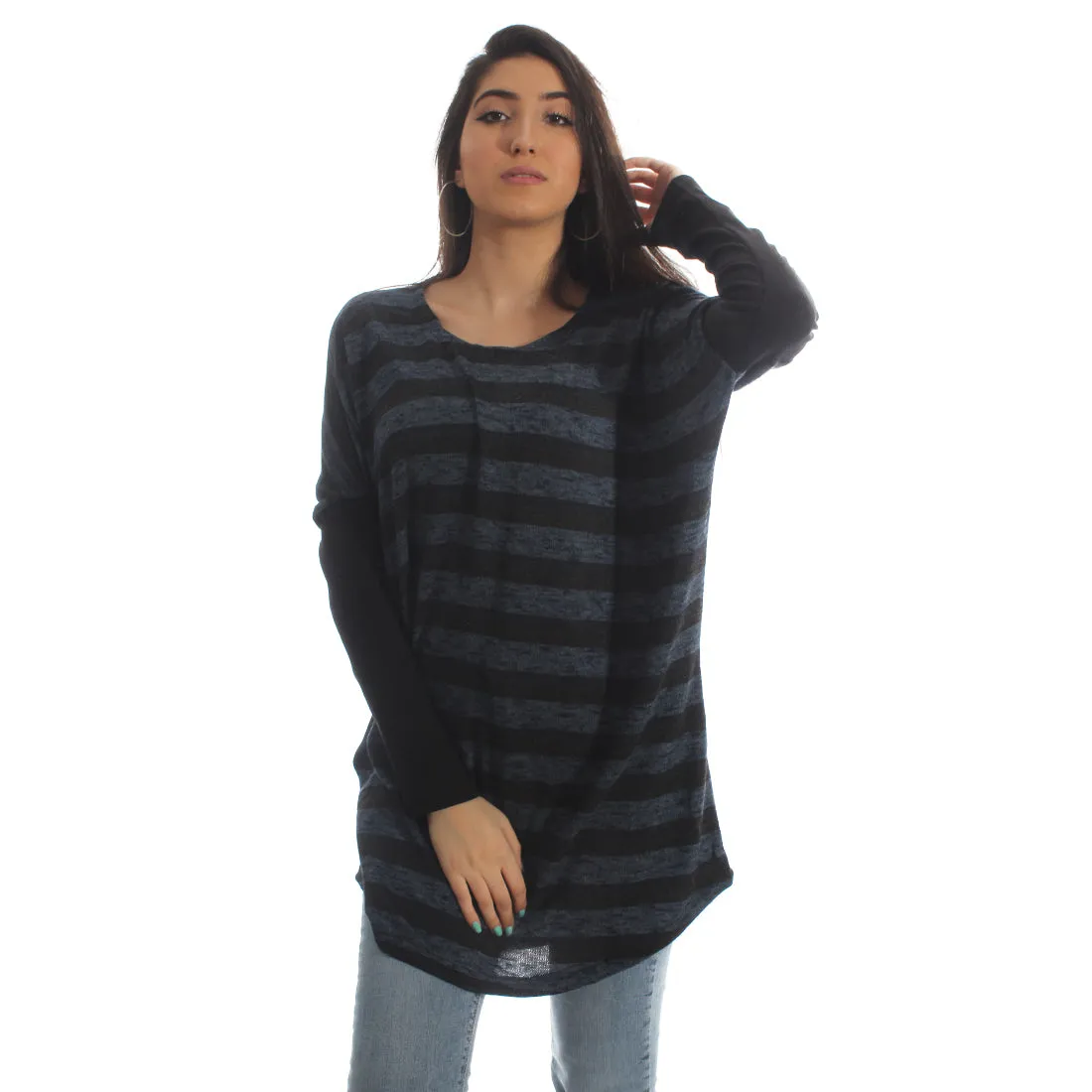 Women Autumn Winter Long Sleeve Tunic Blouse – Free Size -5850