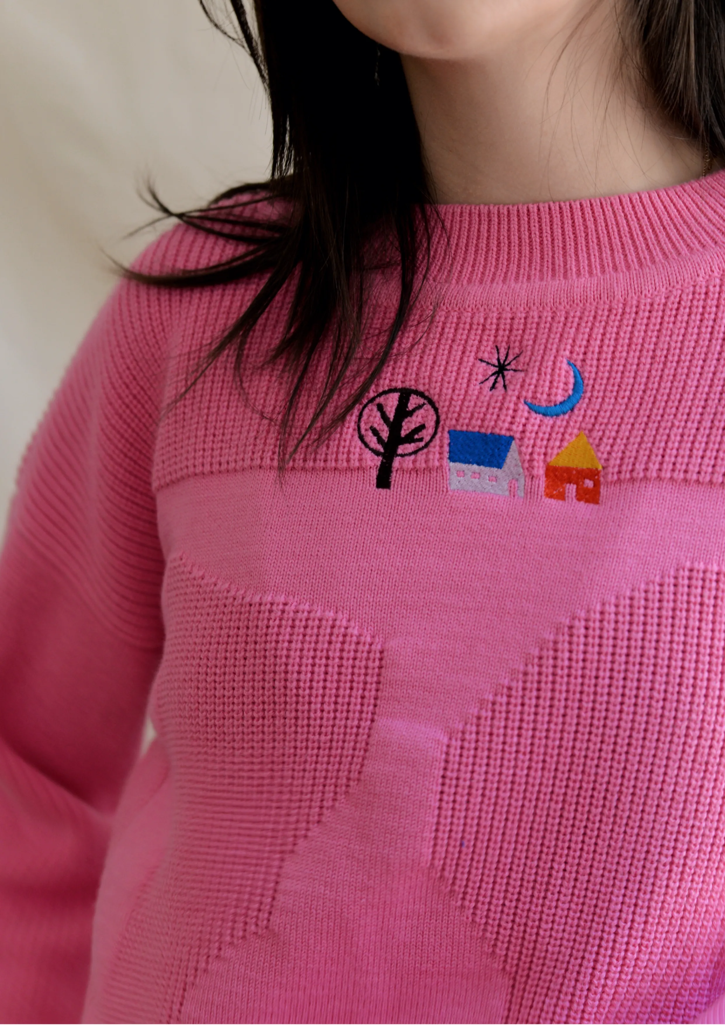 x Ulrike Lea Moormann collab MOA jumper lotus